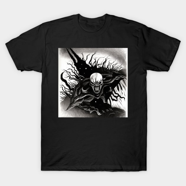 Vampiric Night Lord T-Shirt by dystopiatoday